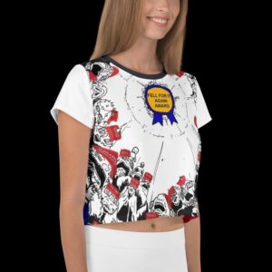 "Fell For It Again Award" All-Over Crop