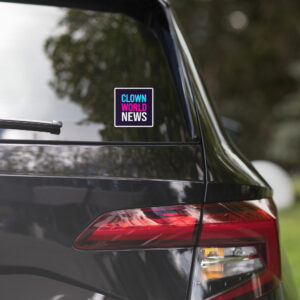Clown World News sticker