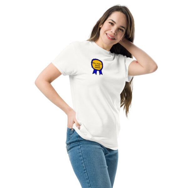 "Fell For It Again Award" Unisex classic tee - Image 4
