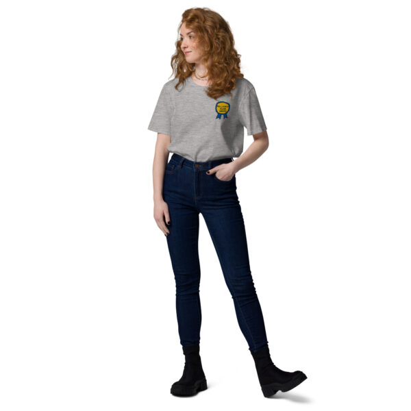 "Fell For It Again Award" Embroidered Unisex organic cotton t-shirt - Image 15