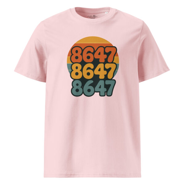 Retro Vibes Unisex organic ribbed neck t-shirt - Image 11