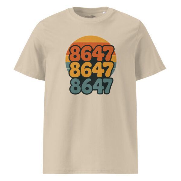 Retro Vibes Unisex organic ribbed neck t-shirt