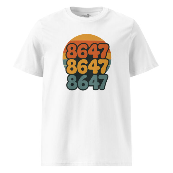Retro Vibes Unisex organic ribbed neck t-shirt - Image 12