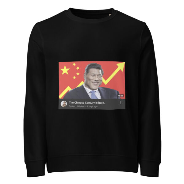 Xi Does Nothing And Wins Unisex organic sweatshirt - Image 2