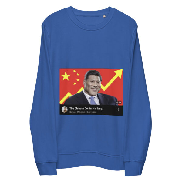 Xi Does Nothing And Wins Unisex organic sweatshirt - Image 4