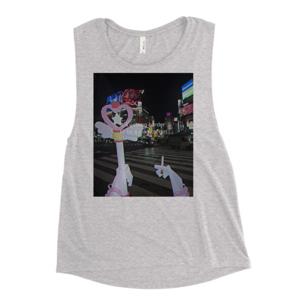 Magical Girl Ladies’ Muscle Tank - Image 3