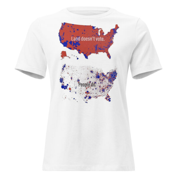 Land Doesn't Vote Women's Relaxed T-Shirt - Image 2