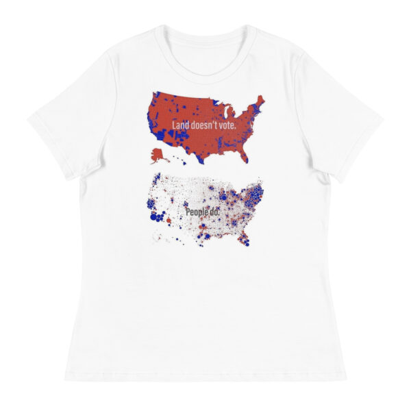 Land Doesn't Vote Women's Relaxed T-Shirt - Image 5