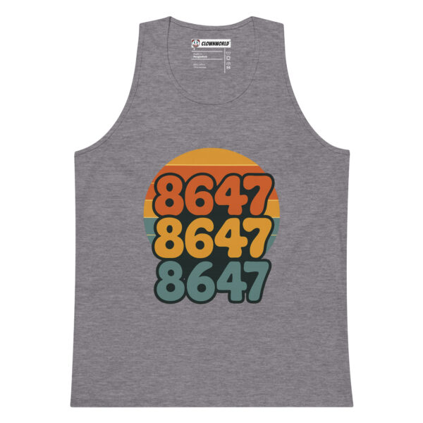 Retro Sundown Premium Tank Top - Image 7
