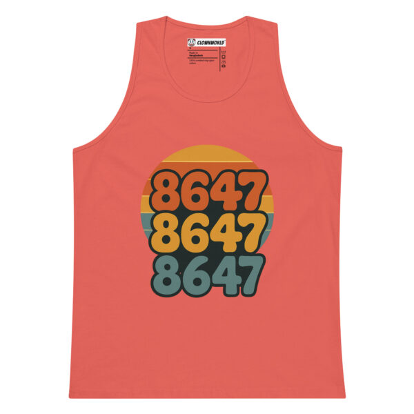 Retro Sundown Premium Tank Top - Image 6
