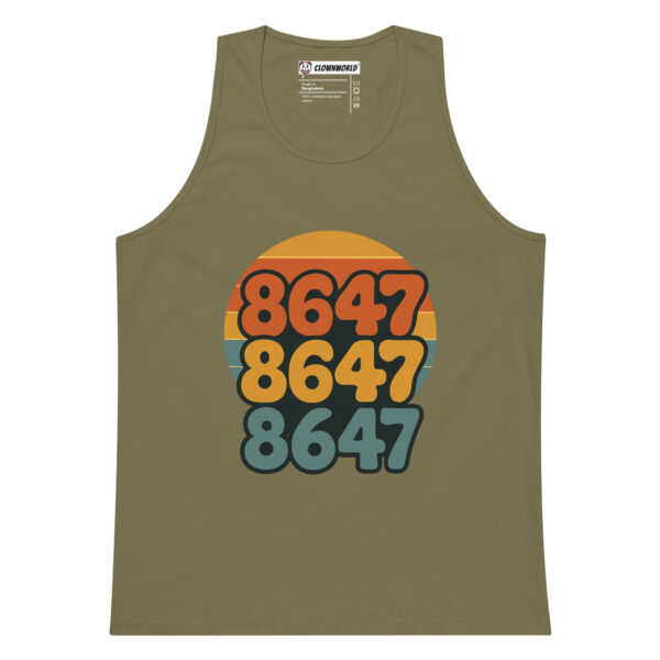 Retro Sundown Premium Tank Top - Image 5