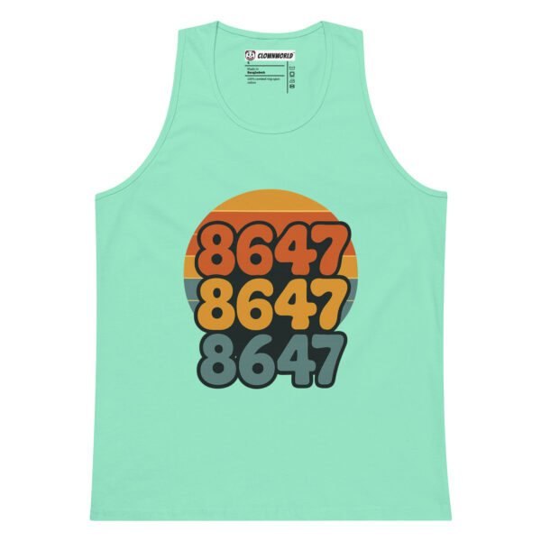 Retro Sundown Premium Tank Top - Image 9