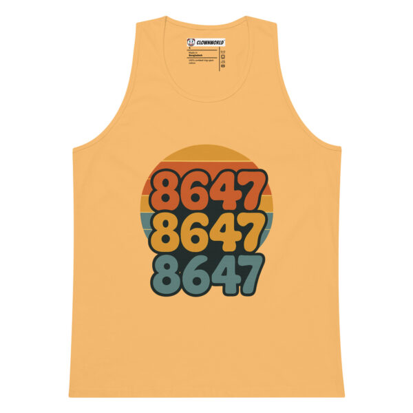 Retro Sundown Premium Tank Top - Image 8