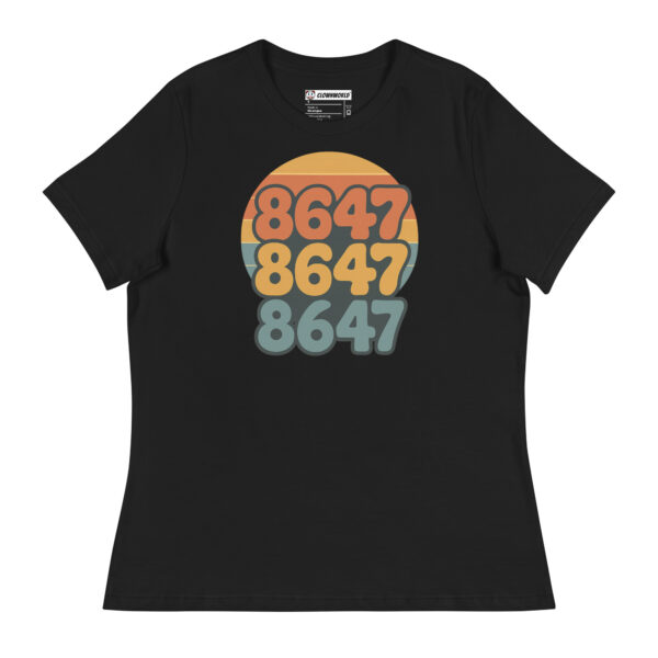 Retro Sundown Women's Relaxed T-Shirt - Image 2