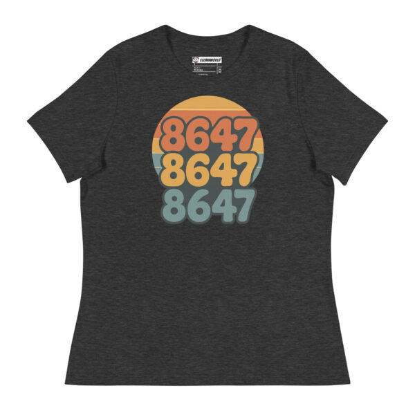 Retro Sundown Women's Relaxed T-Shirt - Image 3
