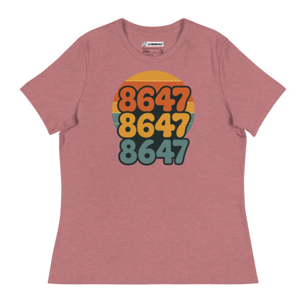 Retro Sundown Women's Relaxed T-Shirt - Image 6