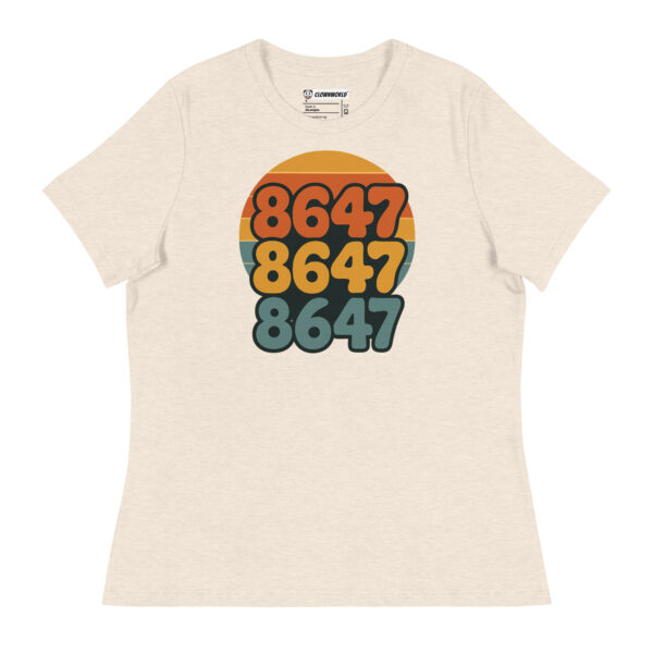 Retro Sundown Women's Relaxed T-Shirt - Image 12