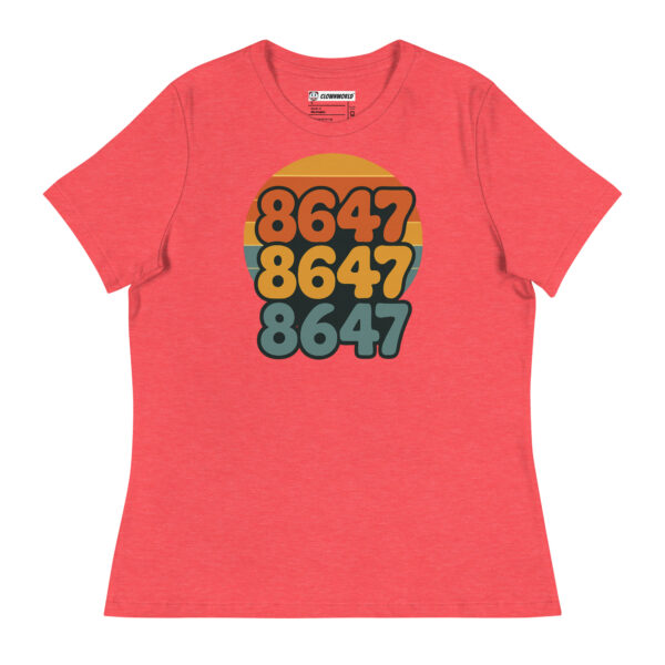 Retro Sundown Women's Relaxed T-Shirt - Image 5