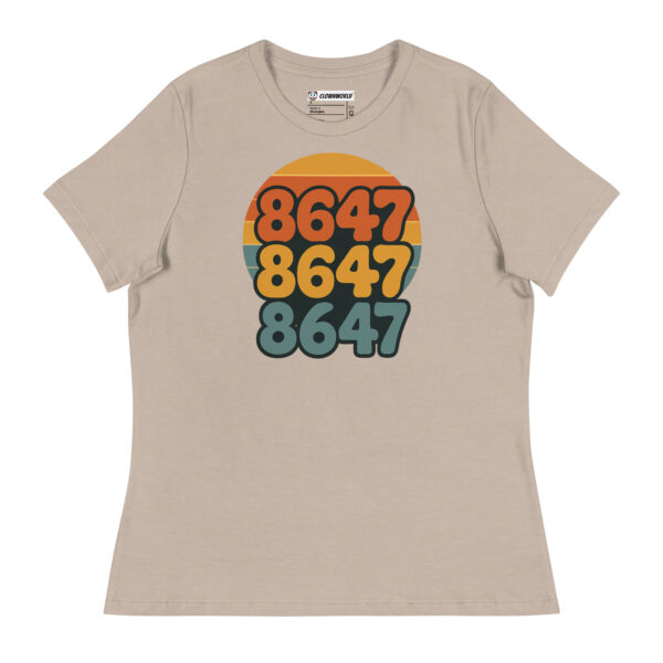 Retro Sundown Women's Relaxed T-Shirt - Image 9