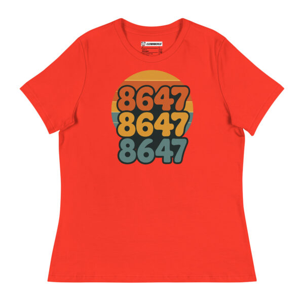 Retro Sundown Women's Relaxed T-Shirt - Image 4