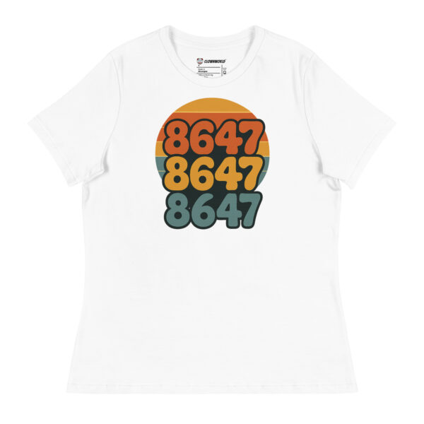 Retro Sundown Women's Relaxed T-Shirt - Image 14