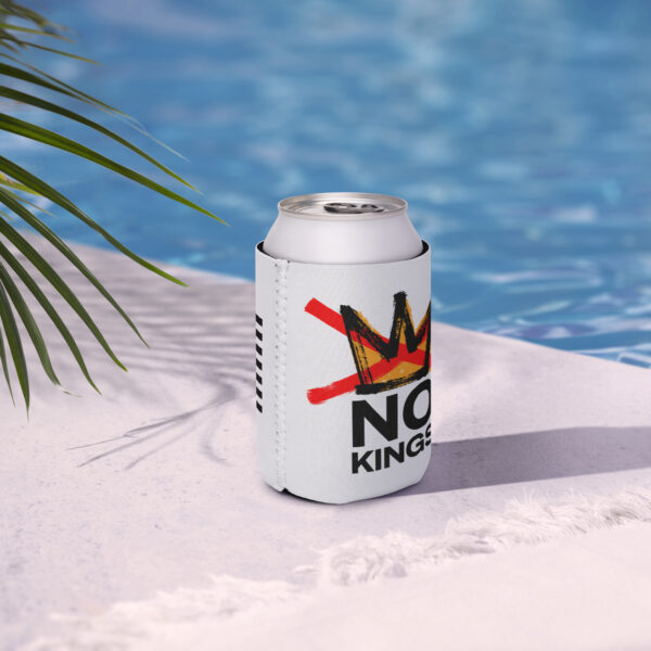 No Kings BW Flag Can cooler