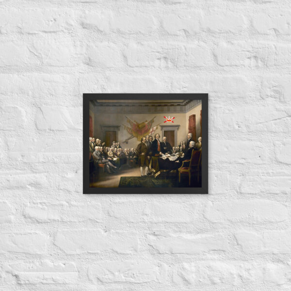 Framed No Kings Declaration Of Independence poster - Image 4