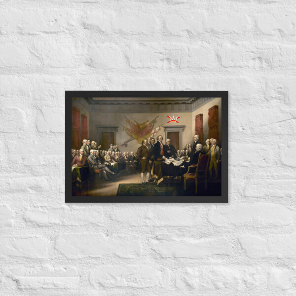 Framed No Kings Declaration Of Independence poster - Image 7