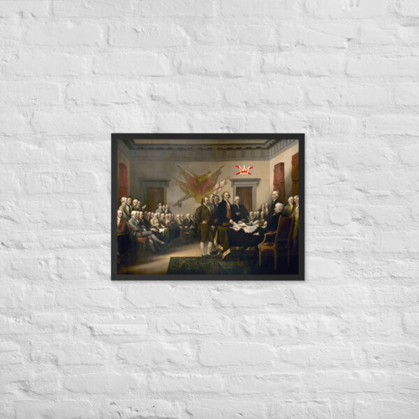 Framed No Kings Declaration Of Independence poster - Image 12
