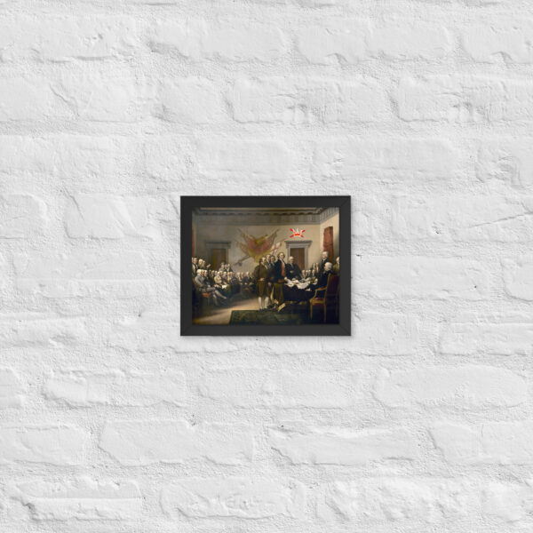 Framed No Kings Declaration Of Independence poster - Image 2