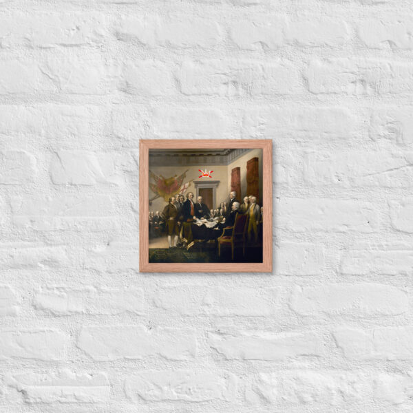 Framed No Kings Declaration Of Independence poster - Image 15