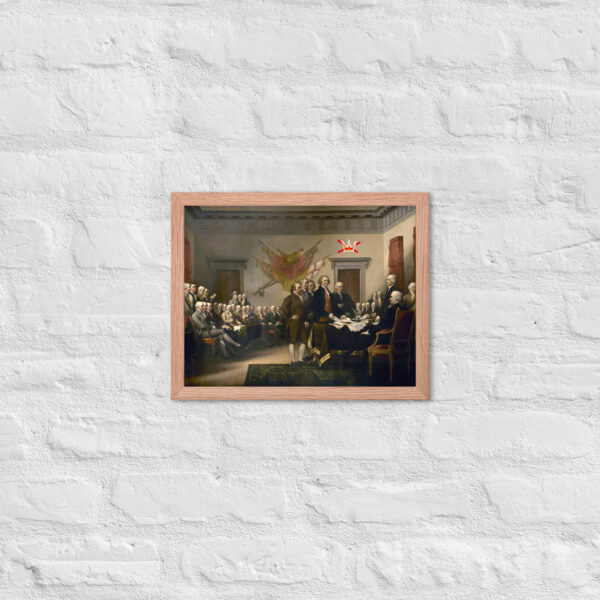 Framed No Kings Declaration Of Independence poster - Image 16