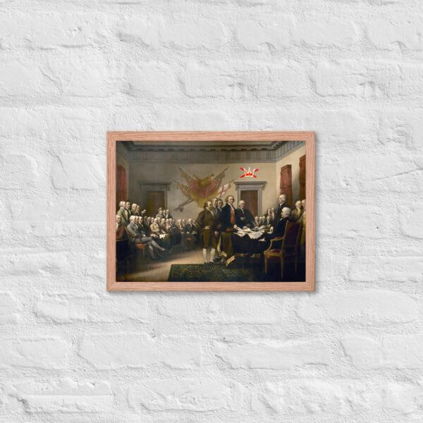Framed No Kings Declaration Of Independence poster - Image 18