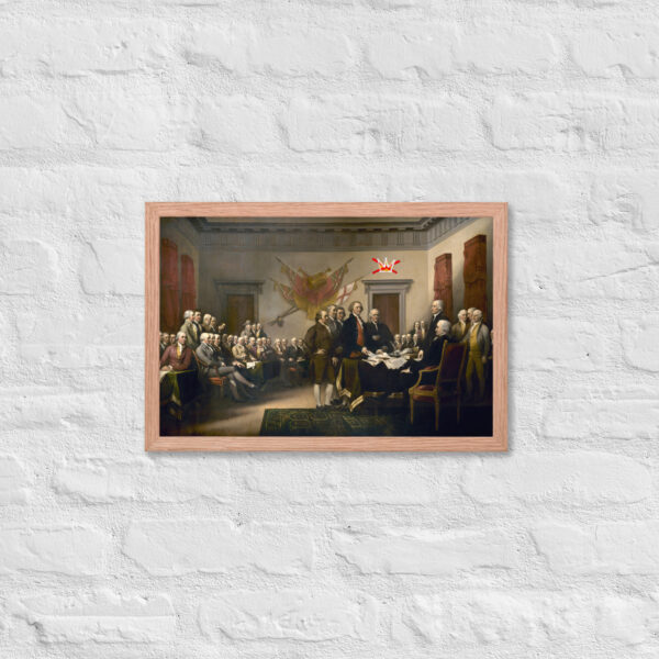 Framed No Kings Declaration Of Independence poster - Image 19