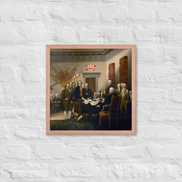 Framed No Kings Declaration Of Independence poster - Image 21