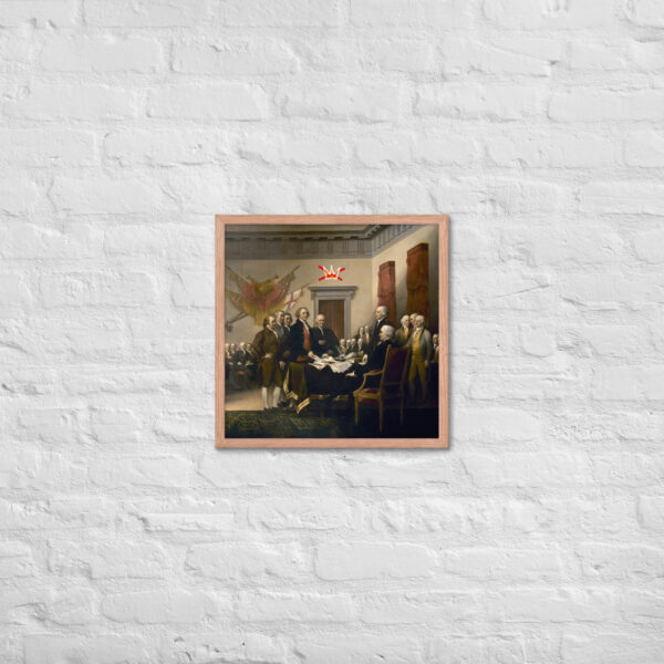 Framed No Kings Declaration Of Independence poster - Image 23