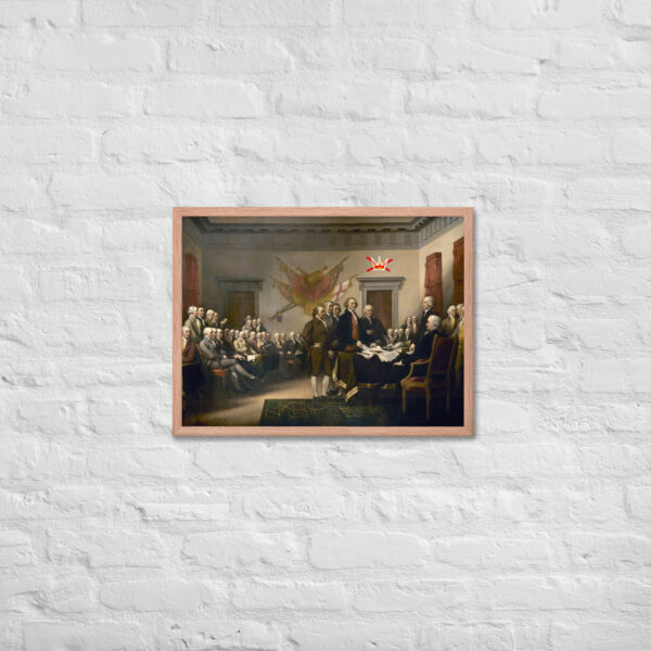 Framed No Kings Declaration Of Independence poster - Image 24