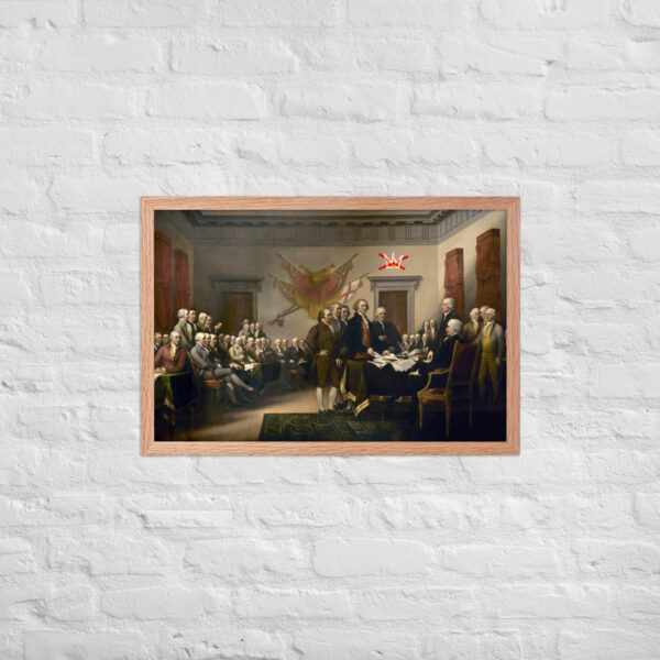 Framed No Kings Declaration Of Independence poster - Image 25