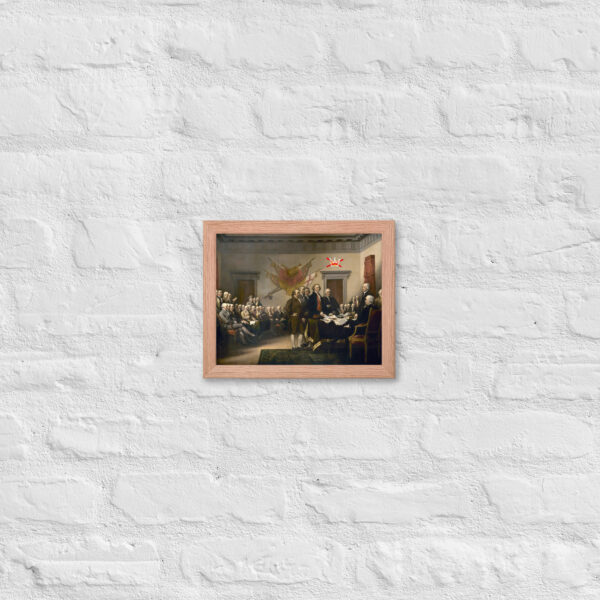 Framed No Kings Declaration Of Independence poster - Image 14