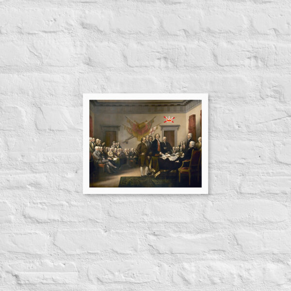 Framed No Kings Declaration Of Independence poster - Image 29