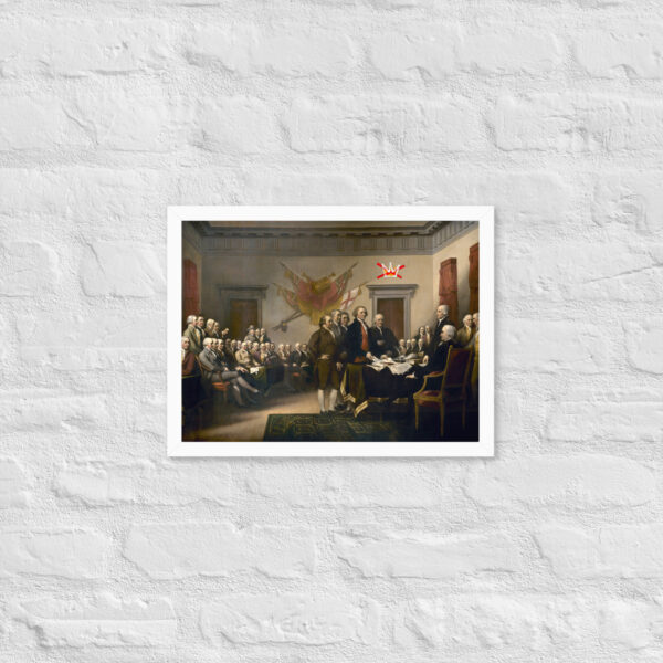 Framed No Kings Declaration Of Independence poster - Image 31