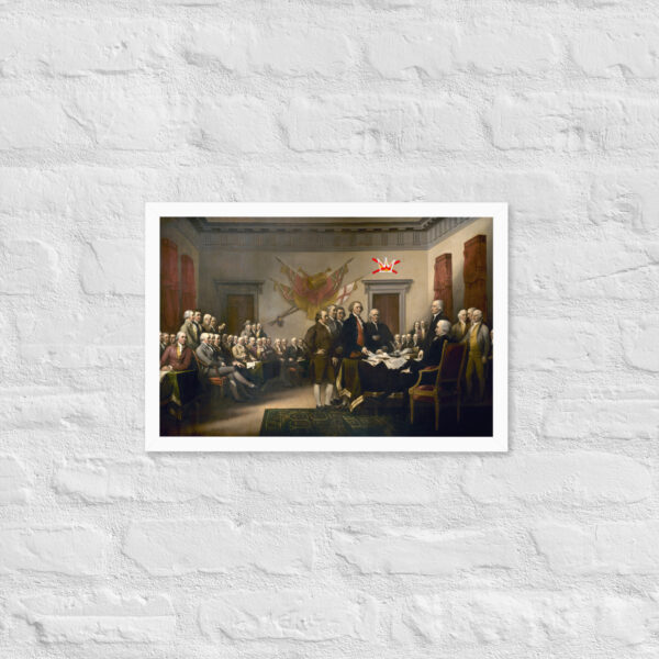 Framed No Kings Declaration Of Independence poster - Image 32
