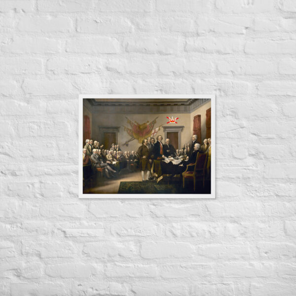 Framed No Kings Declaration Of Independence poster - Image 37