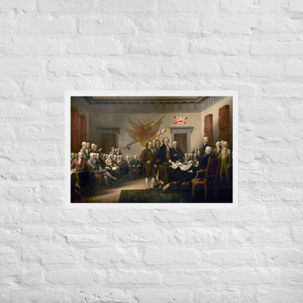 Framed No Kings Declaration Of Independence poster - Image 38