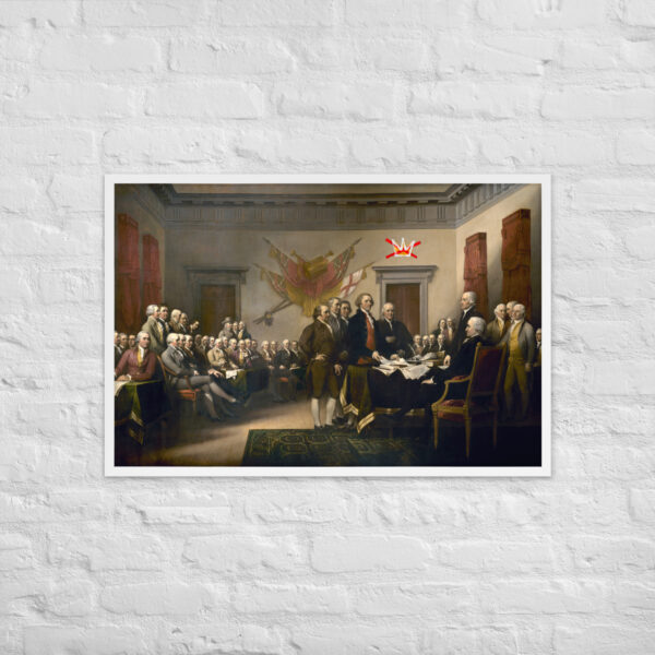 Framed No Kings Declaration Of Independence poster - Image 39