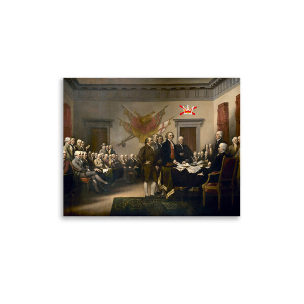 "No Kings" Declaration Of Independence Poster - Image 5