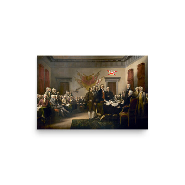 "No Kings" Declaration Of Independence Poster - Image 8