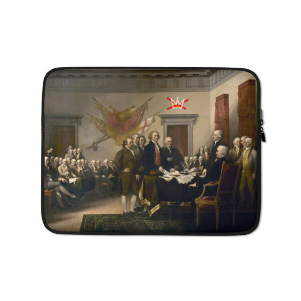 No Kings Declaration of Independence Laptop Sleeve - Image 2