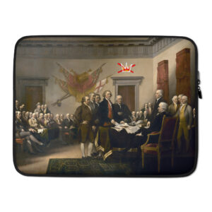 No Kings Declaration of Independence Laptop Sleeve
