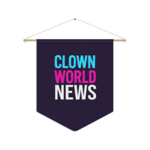 Clown World News Pennant banner